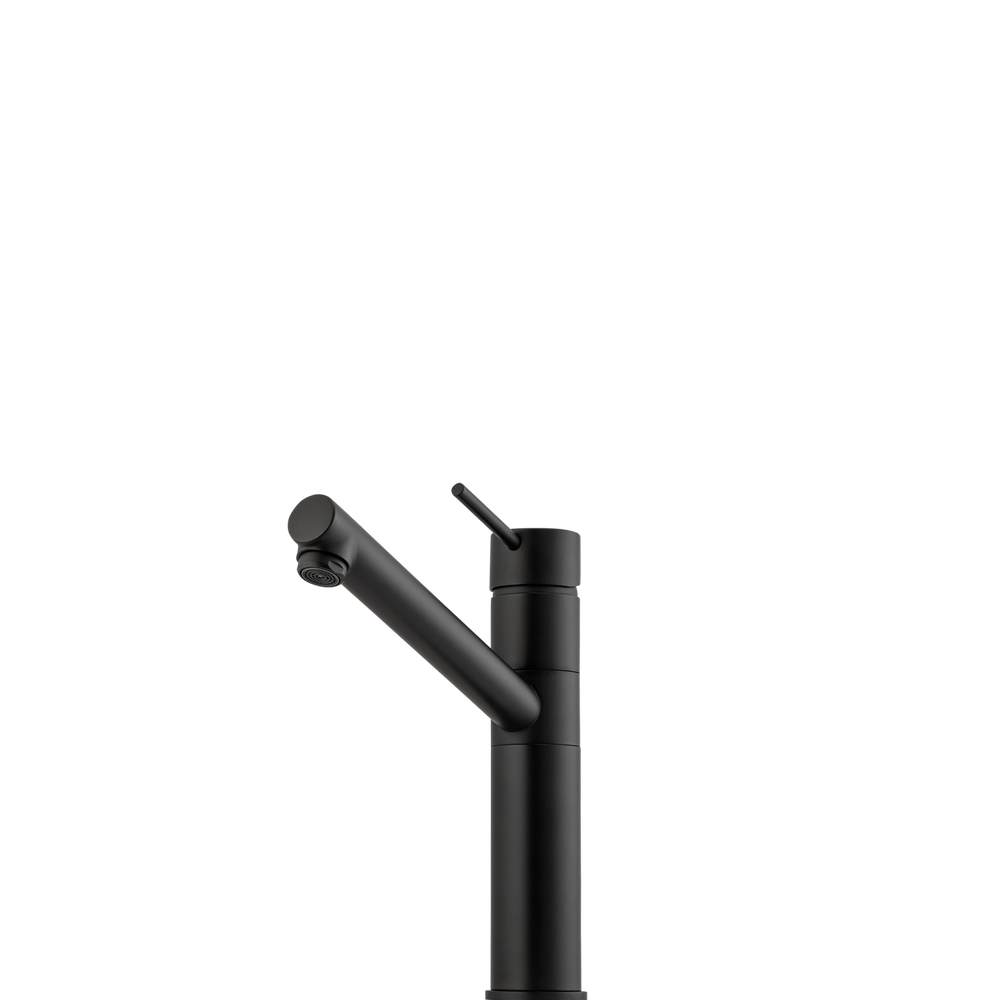 OLIVERI VENICE LEAD FREE SWIVEL KITCHEN MIXER 273MM MATTE BLACK