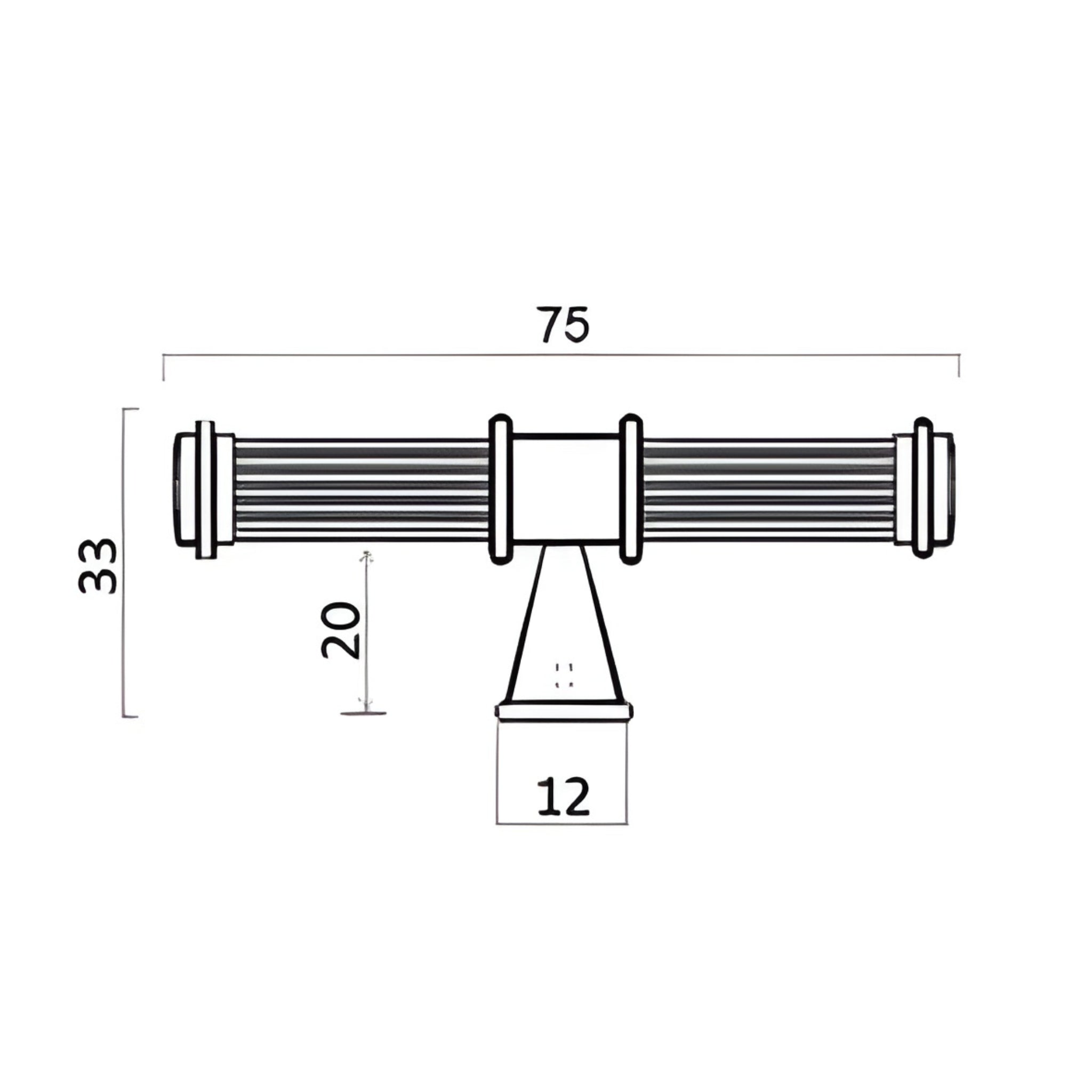 TURNER HASTINGS VERONA CABINET HANDLE BRUSHED BRASS (MULTIPLE SIZES AVAILABLE)