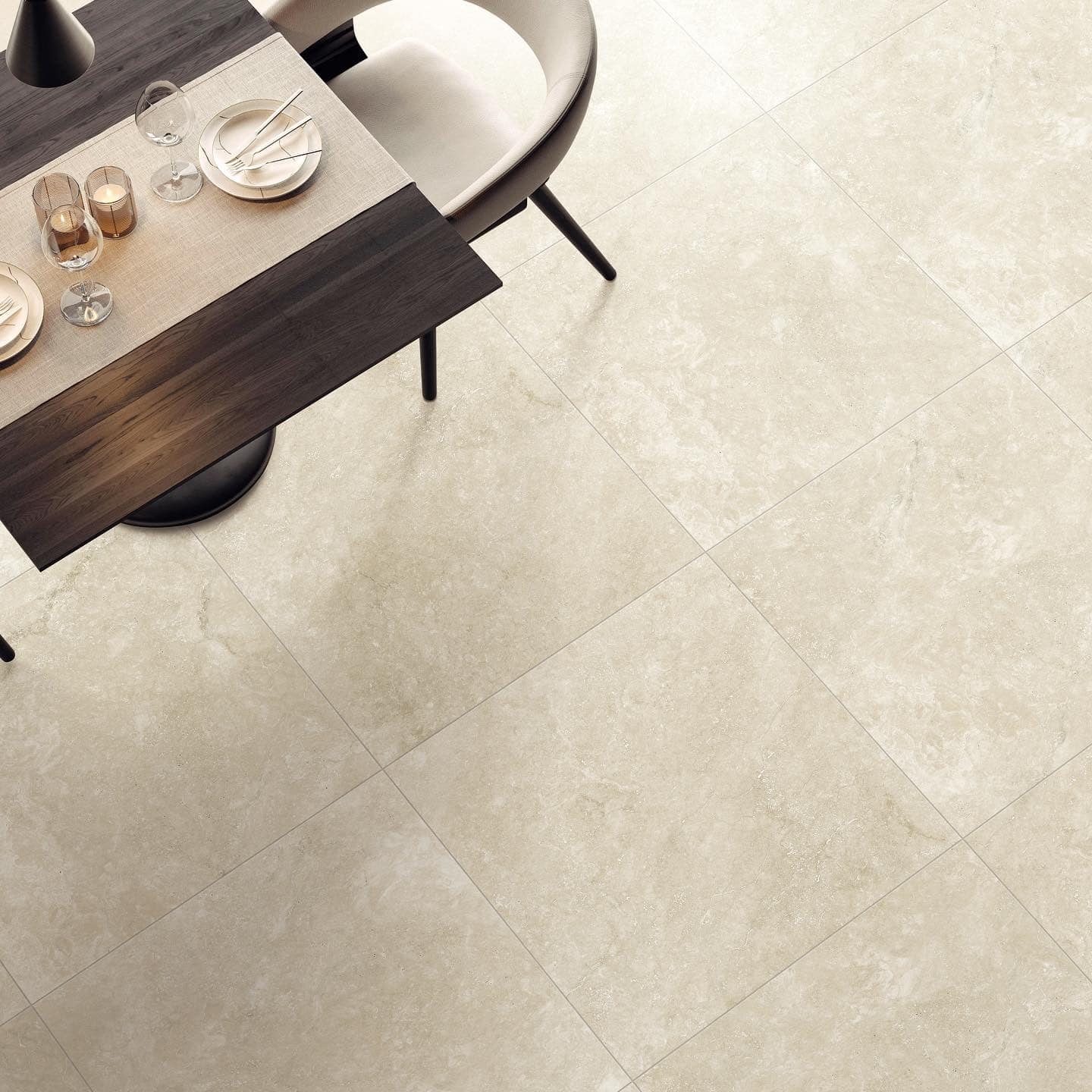 ELITE IMPORTERS VENT BEIGE MATTE 600X600MM SQUARE TILE (PER BOX)