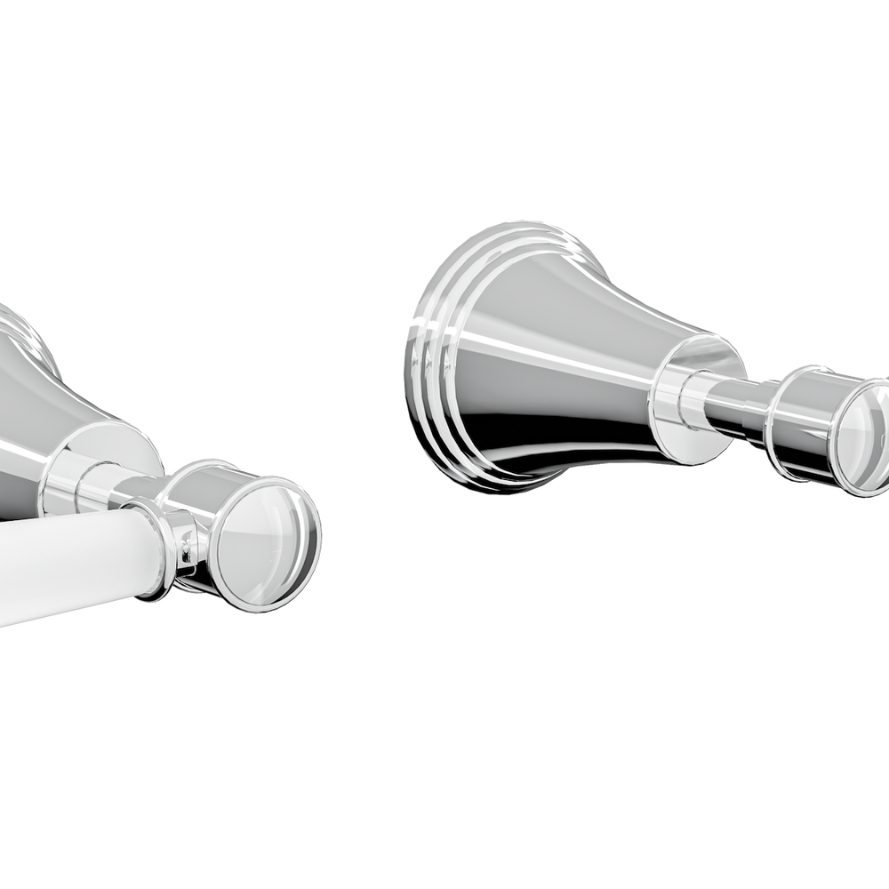 LINSOL VINTAGE LEVER HANDLE WALL TOP ASSEMBLIES CHROME