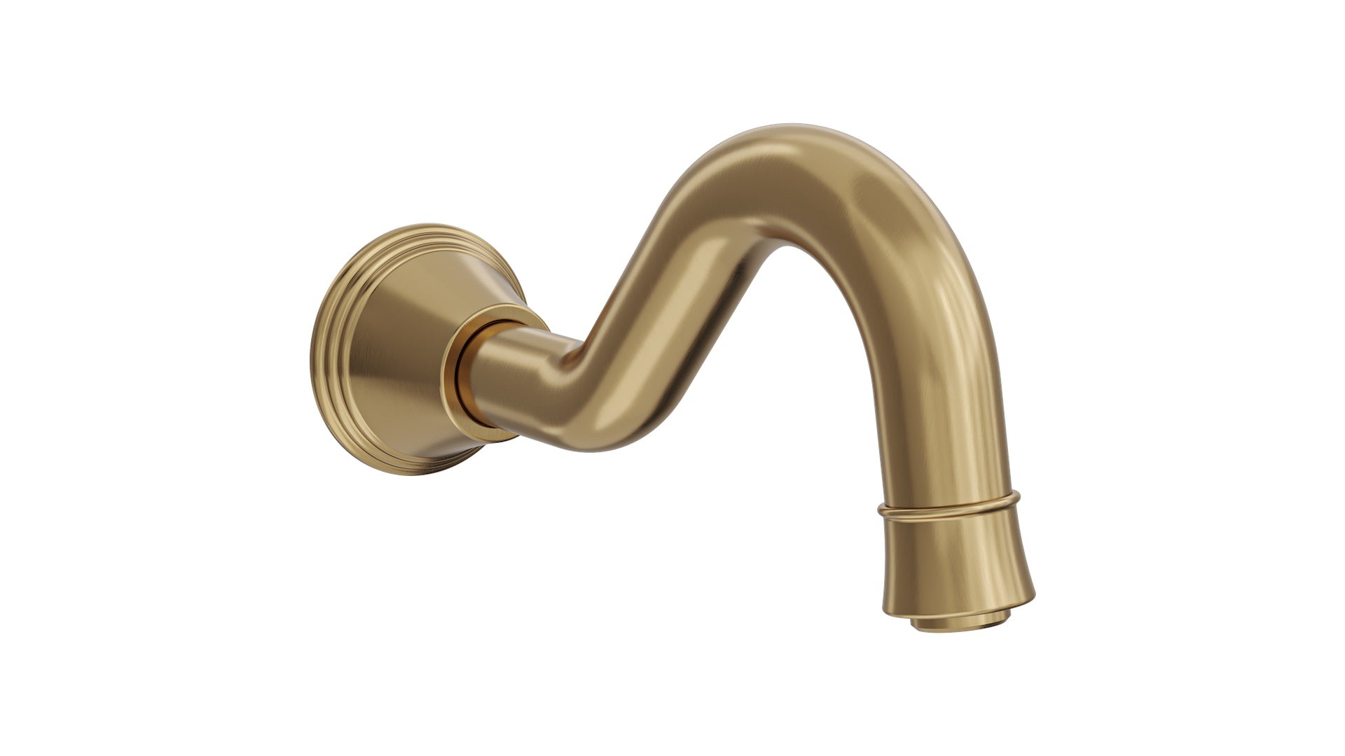 LINSOL VINTAGE BATH SPOUT BRUSHED BRASS