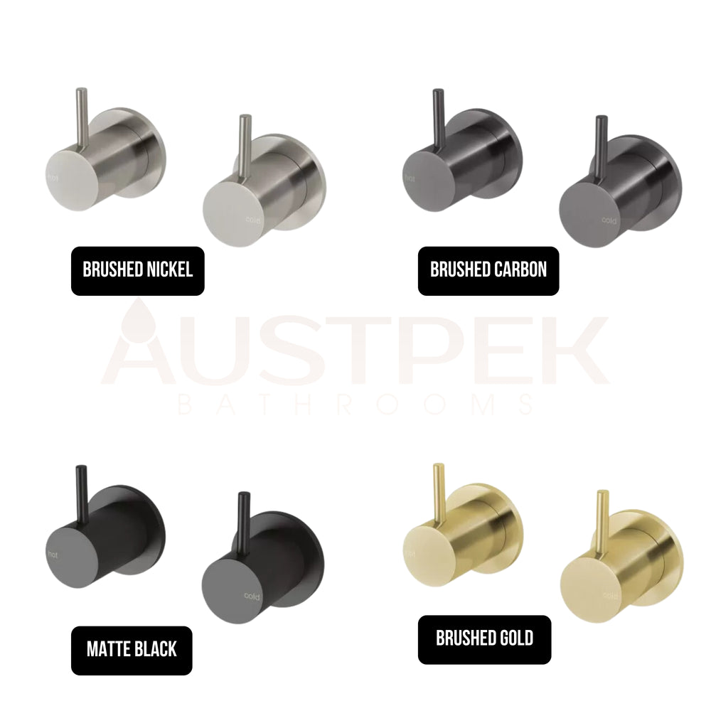 PHOENIX VIVID SLIMLINE LEAD FREE WALL TOP ASSEMBLIES MATTE BLACK