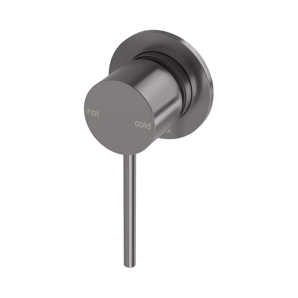 PHOENIX VIVID SLIMLINE SWITCHMIX LEAD FREE SHOWER AND WALL MIXER 60MM BACKPLATE BRUSHED CARBON