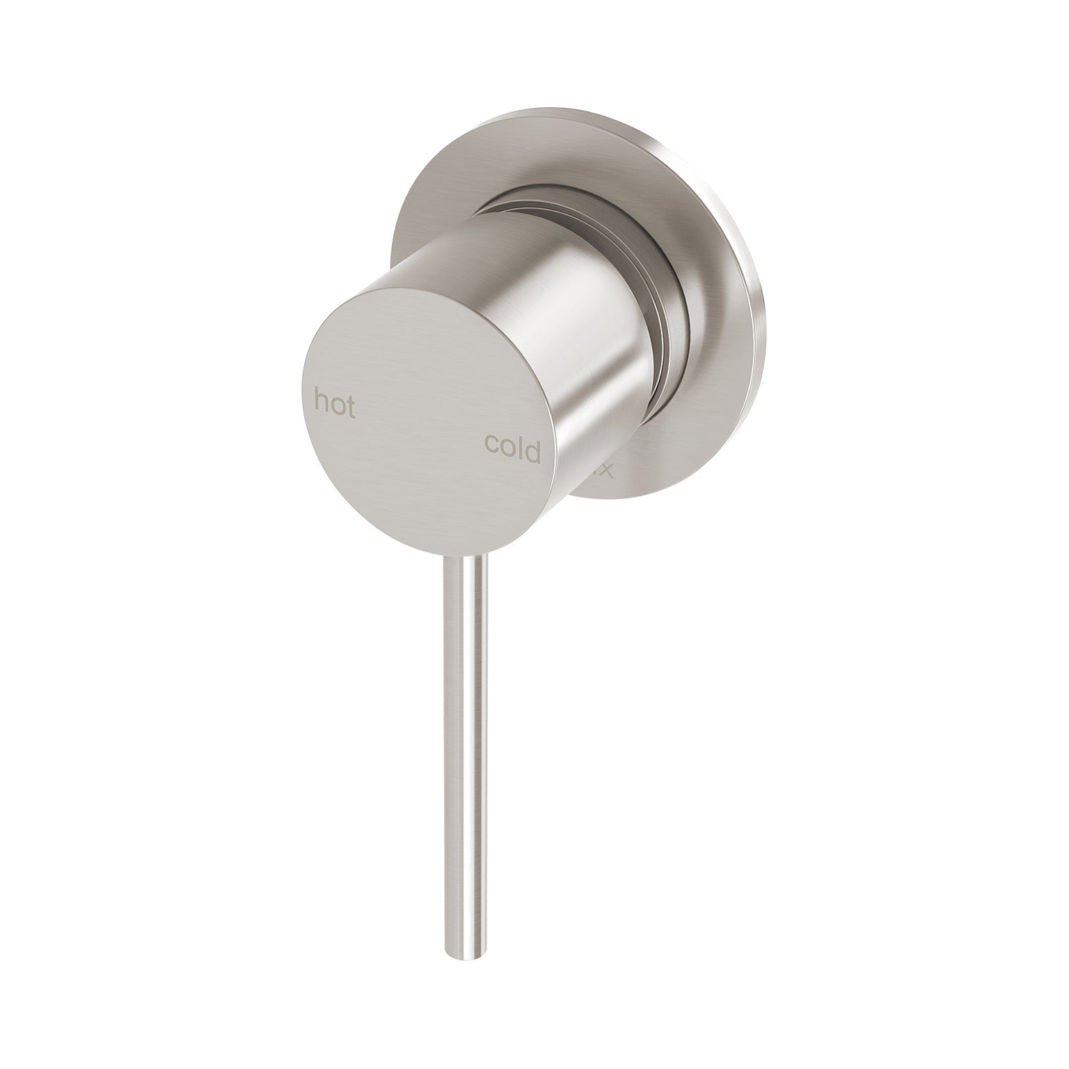 PHOENIX VIVID SLIMLINE SWITCHMIX SHOWER / WALL MIXER BACKPLATE FIT-OFF AND ROUGH-IN KIT BRUSHED NICKEL