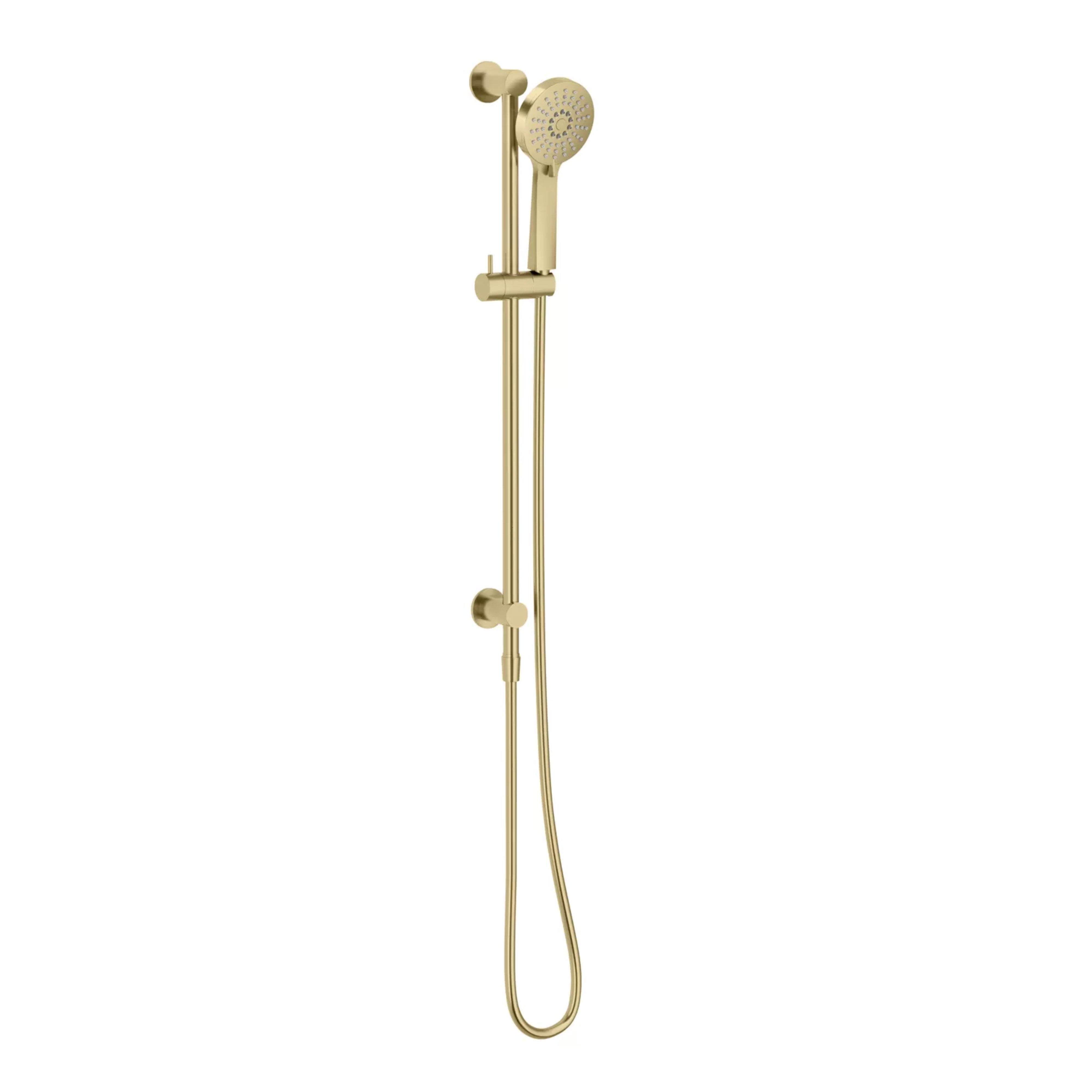 PHOENIX VIVID SLIMLINE WATER THROUGH RAIL HAND SHOWER BRUSHED GOLD