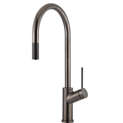 OLIVERI VILO PULL OUT KITCHEN MIXER 464MM GUN METAL