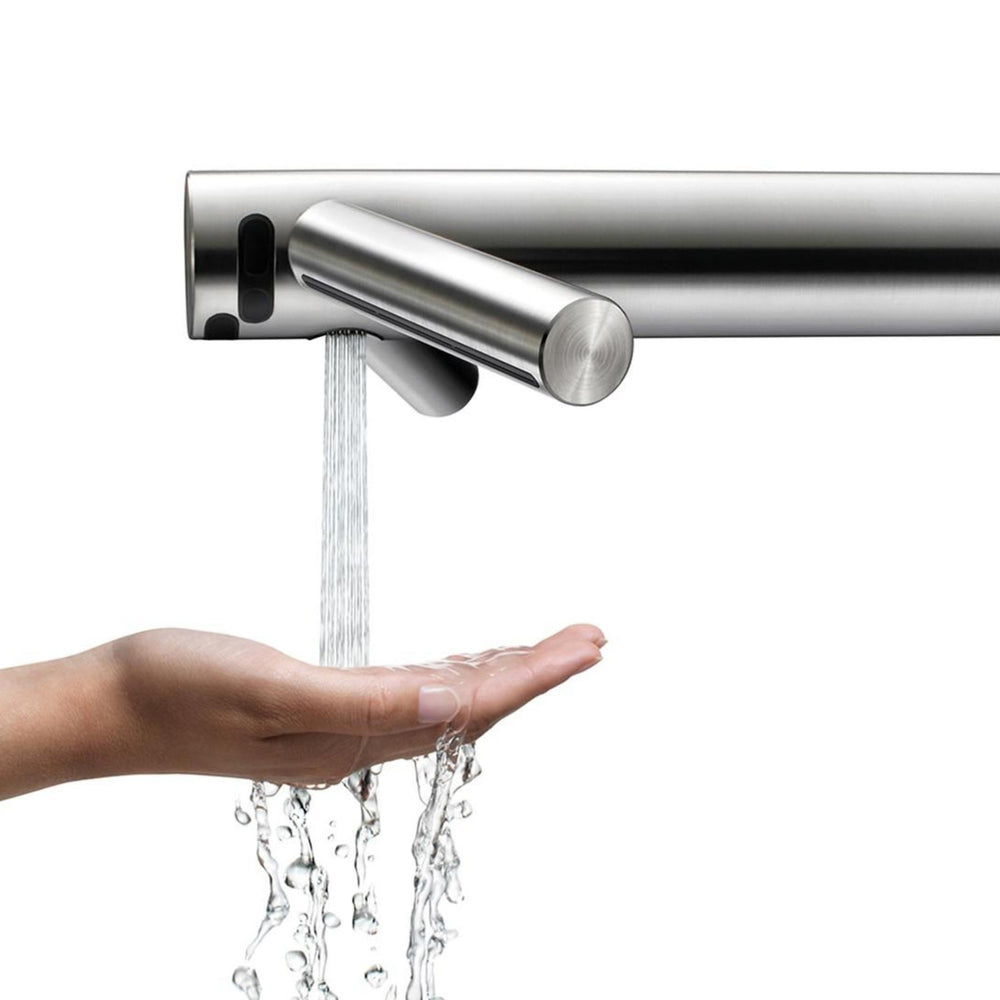 DYSON AIRBLADE WASH+DRY WALL SENSOR HAND DRYER BRUSHED STAINLESS STEEL 303MM