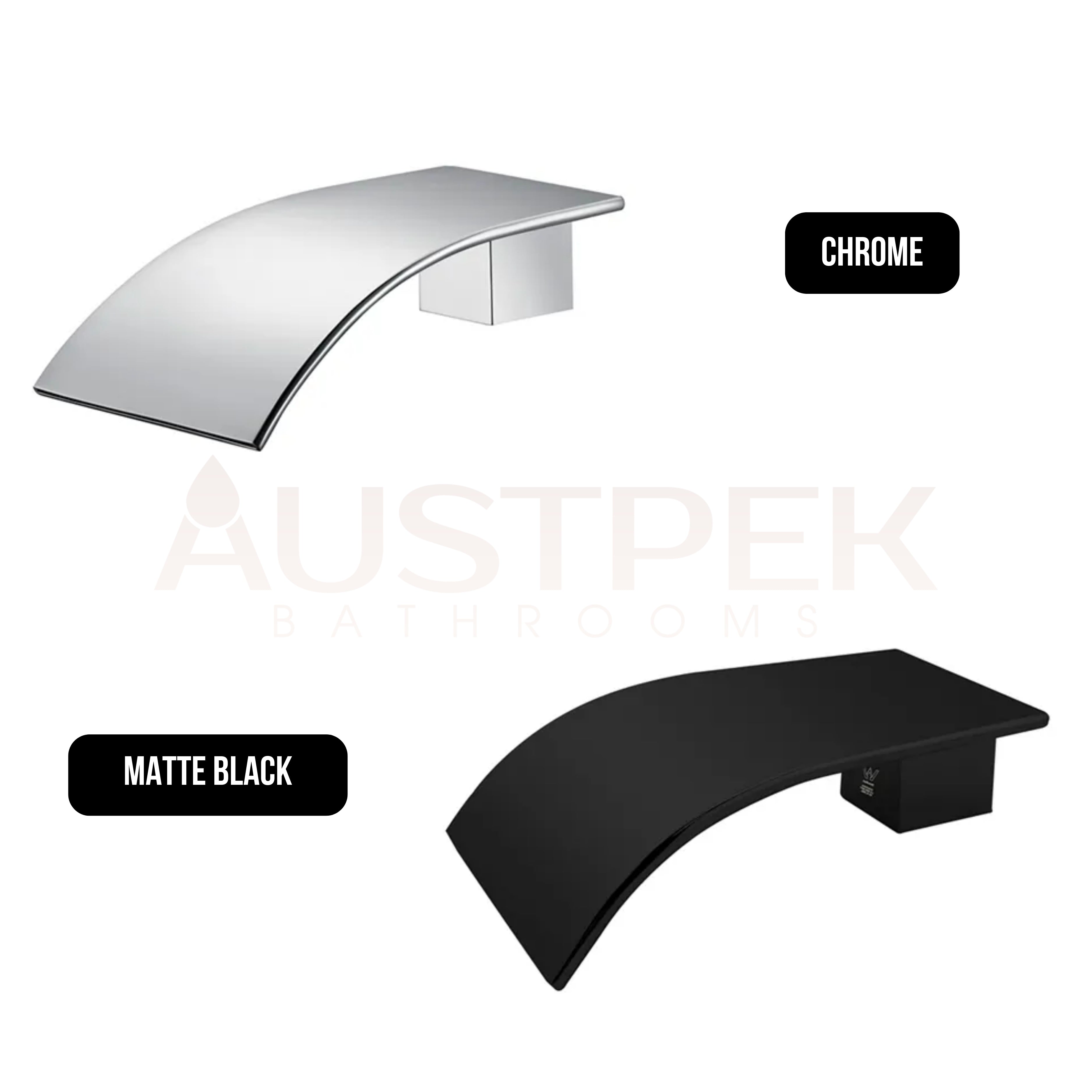 INSPIRE WATERFALL SPOUT / OUTLET MATTE BLACK