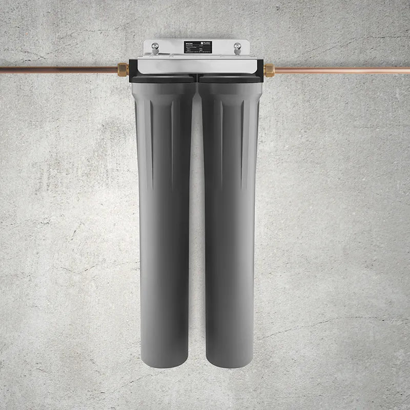 PURETEC WH2200 SLIMLINE WHOLE HOUSE DUAL WATER FILTER SYSTEM