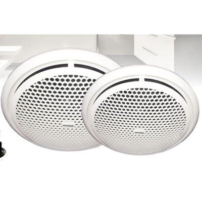 VENTAIR ULTRAFLO HIGH AIR EXTRACTION AXIAL EXHAUST FAN WHITE (AVAILABLE IN 200MM AND 250MM)