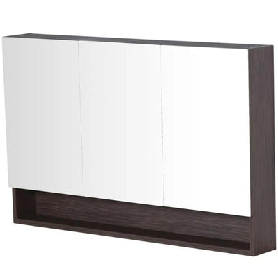 POSEIDON STELLA WALNUT MIRROR SHAVING CABINET 1198X750MM