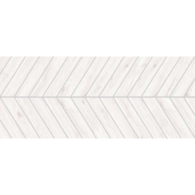 EVERSTONE OLTRE WHITE MATTE 540X110MM CHEVRON TILE (PER BOX)