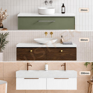 TIMBERLINE SILKSURFACE WHITE CRYSTAL BOULDER DOUBLE BOWL VANITY TOP