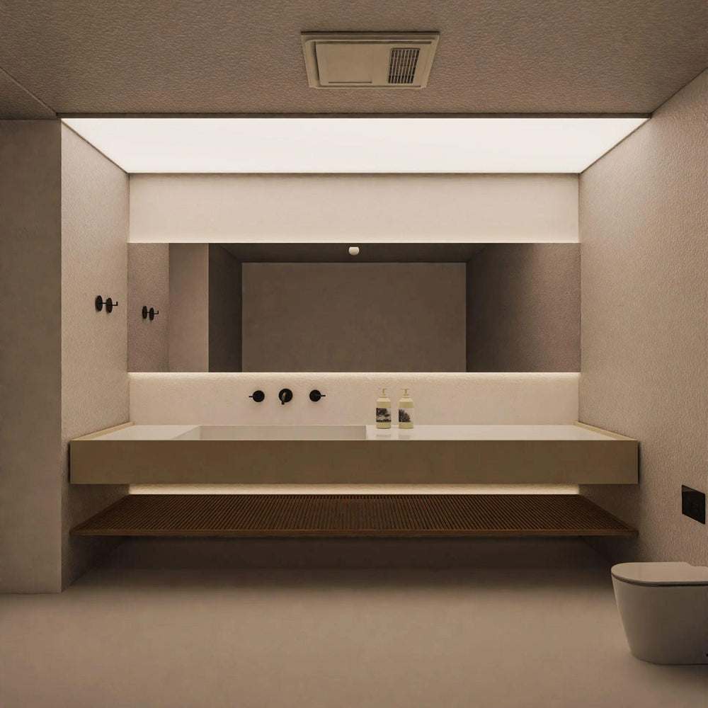 ZUMI REMO 3-IN-1 BATHROOM VENTILATION FAN AND HEATER WITH LED LIGHT & EXHAUST FAN WHITE