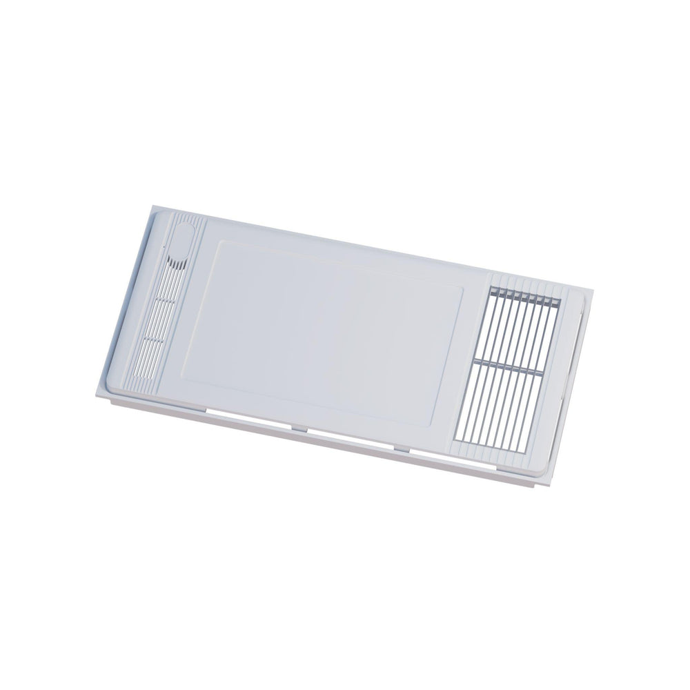 ZUMI REMO 4-IN-1 BATHROOM VENTILATION FAN AND HEATER WITH LED LIGHTS, EXHAUST FAN, FRESH AIR BLOW & FRESH AIR FLOW WHITE 600MM