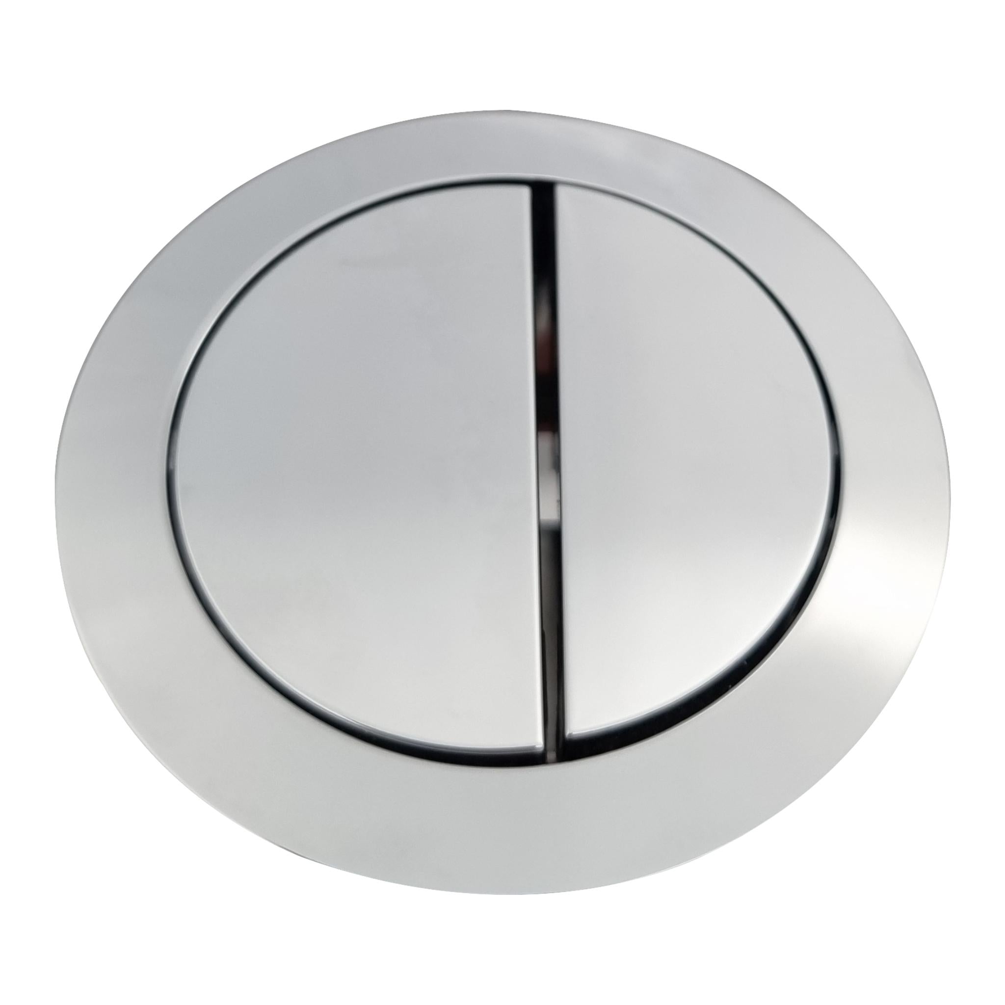 JOHNSON SUISSE OUTLET VALVE FLUSH BUTTON 48MM CHROME
