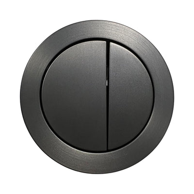 JOHNSON SUISSE OUTLET VALVE FLUSH BUTTON 48MM GUN METAL