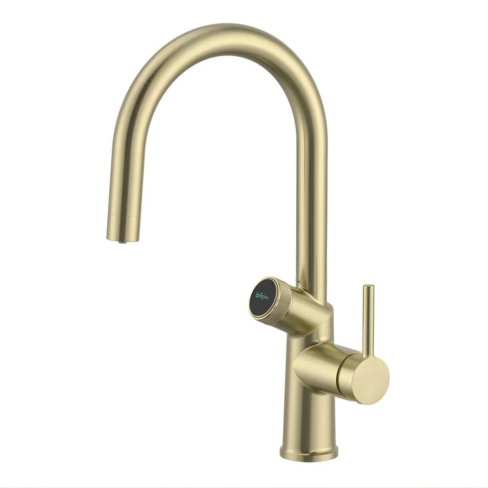 ZUMI SPRINGWHAT 6-IN-1 SMART WATER TAP 439MM BRUSHED GOLD