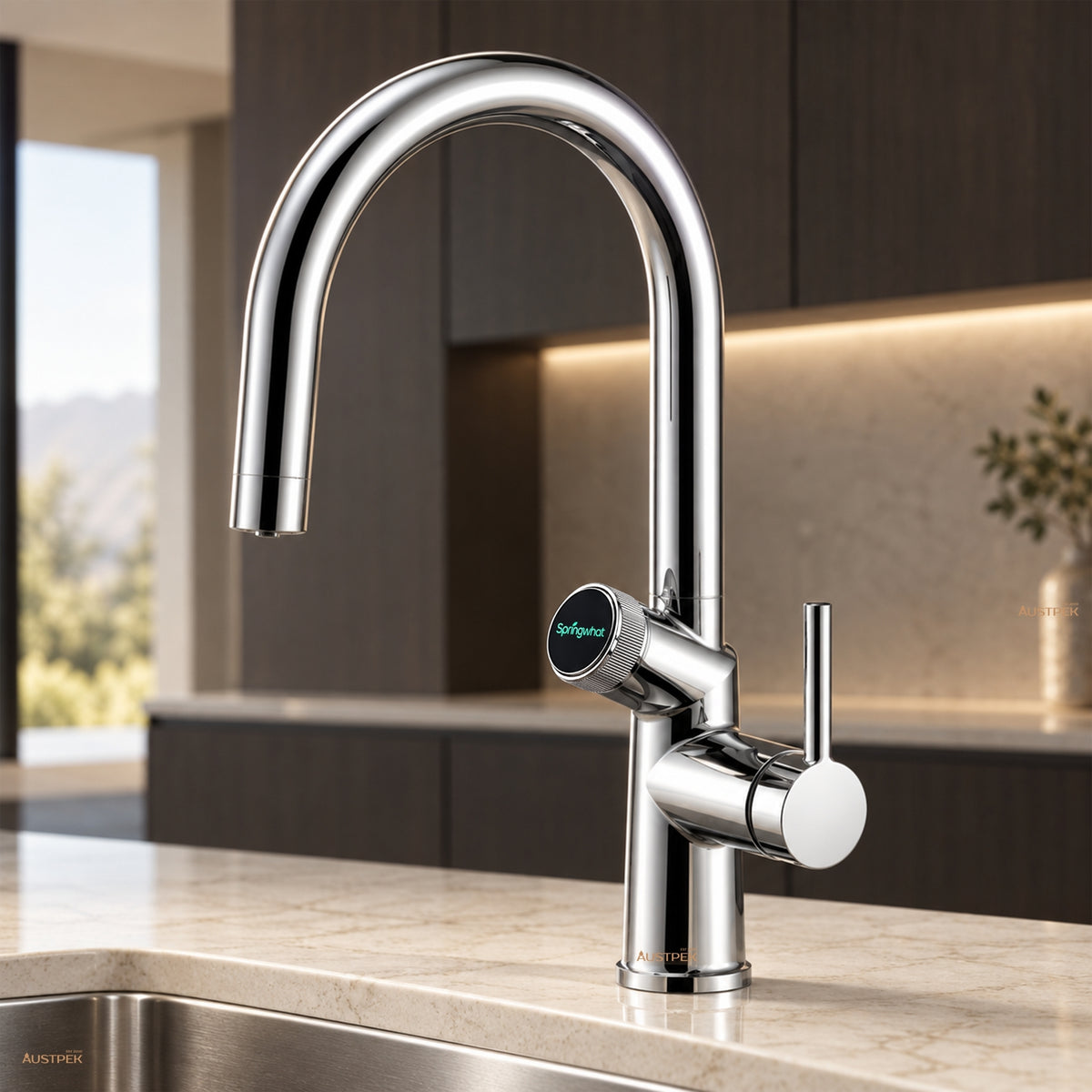 ZUMI SPRINGWHAT 6-IN-1 SMART WATER TAP 439MM CHROME