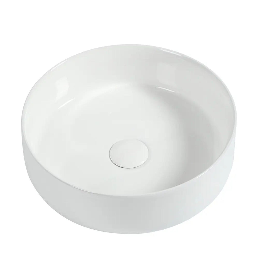 ZUMI BETA ABOVE COUNTER BASIN GLOSS WHITE 360MM