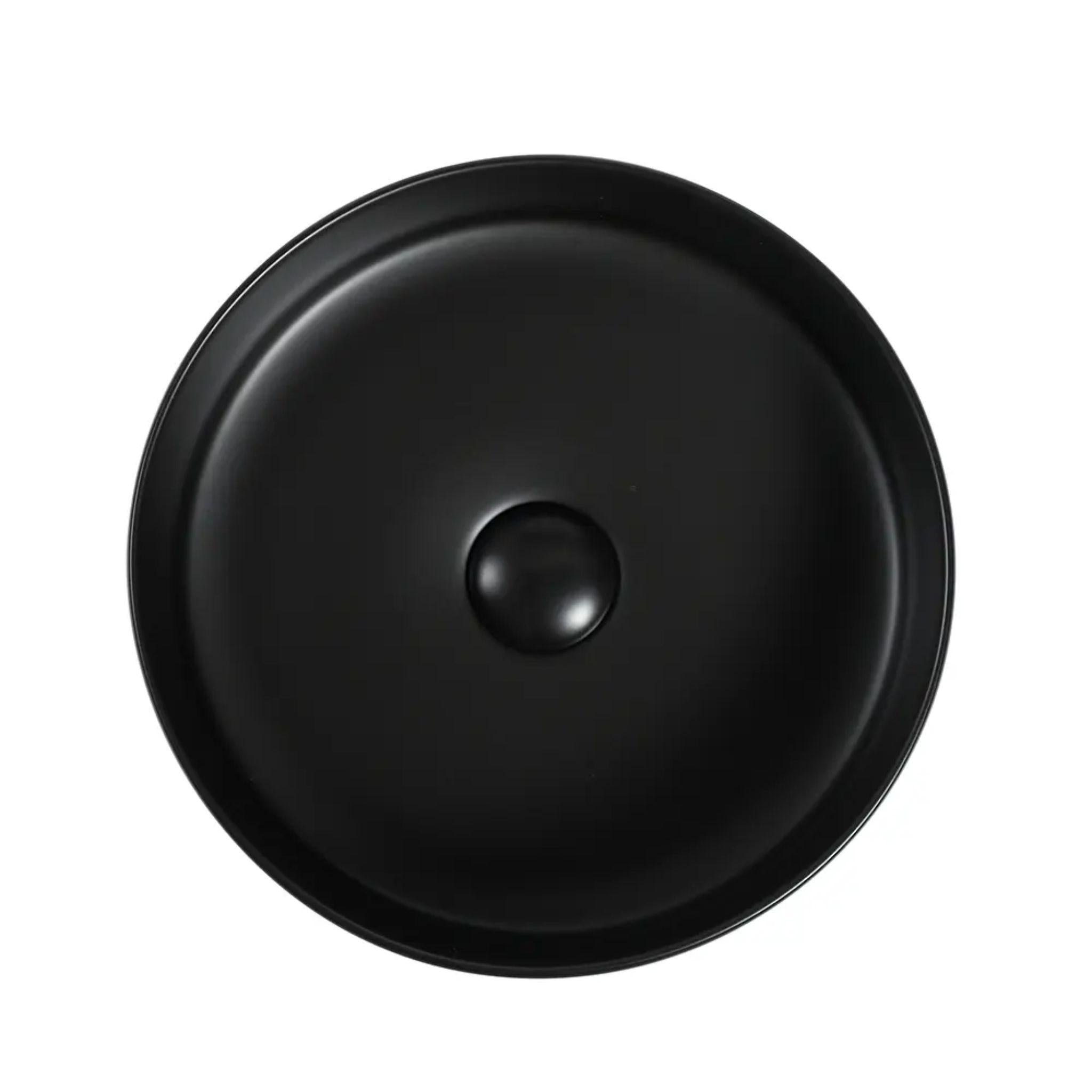 ZUMI BETA ABOVE COUNTER BASIN MATTE BLACK 360MM