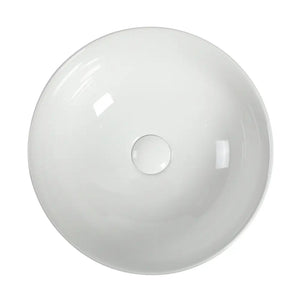 ZUMI RONDA ABOVE COUNTER BASIN GLOSS WHITE 395MM