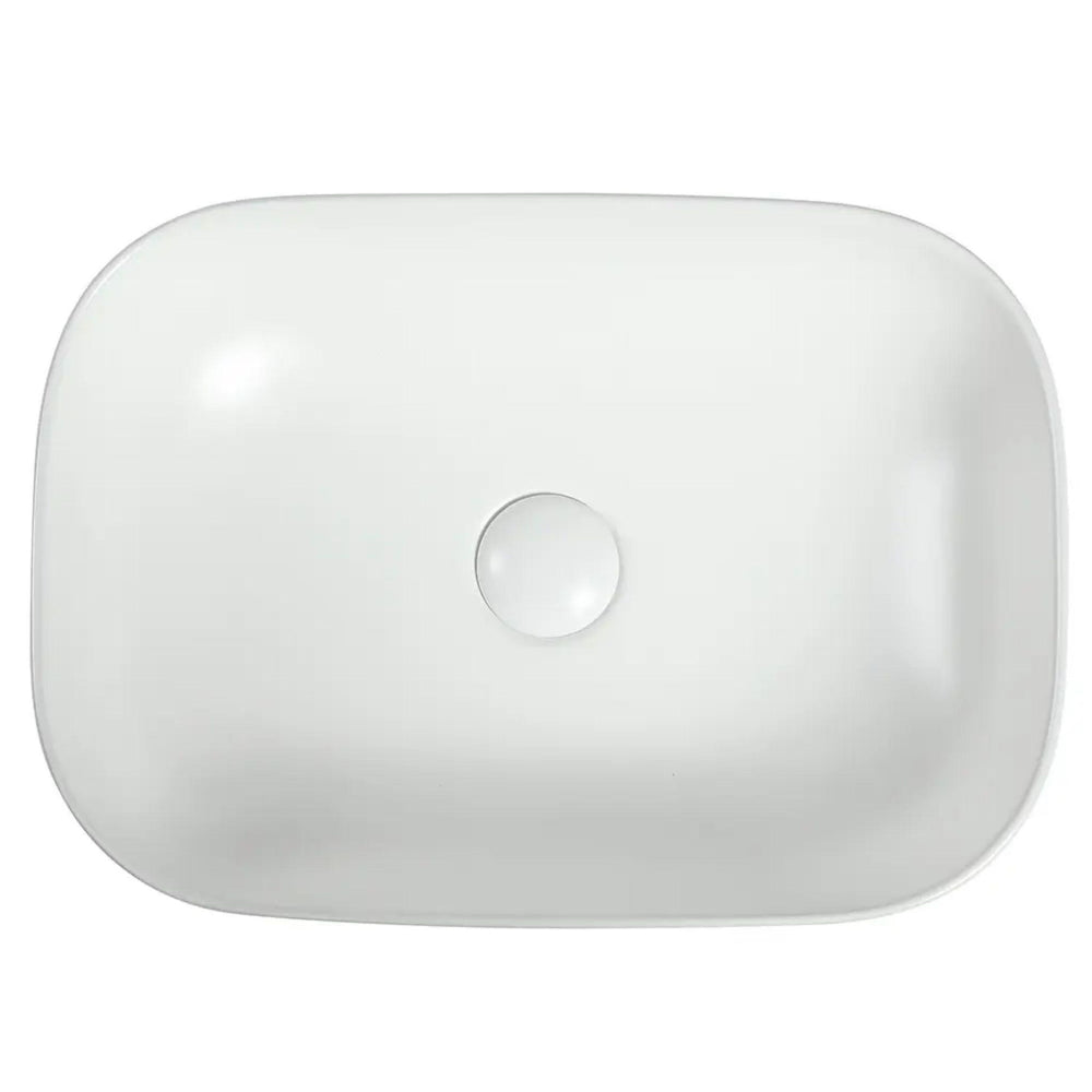 ZUMI BASAL ABOVE COUNTER BASIN GLOSS WHITE 465MM