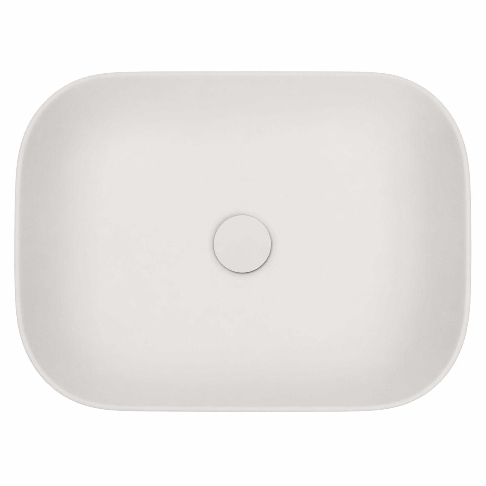 ZUMI BASAL ABOVE COUNTER BASIN MATTE WHITE 465MM