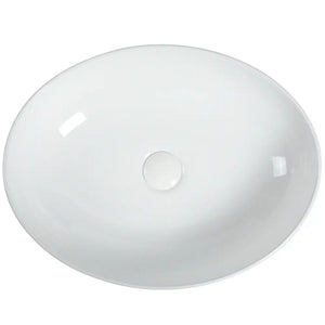 ZUMI PESINI ABOVE COUNTER BASIN GLOSS WHITE 520MM