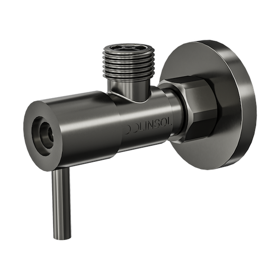 LINSOL ZARAH EASY TURN CISTERN TAP GUN METAL