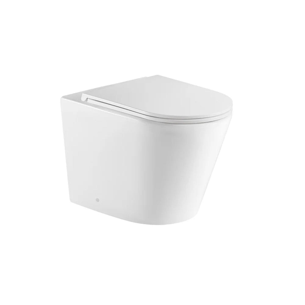MERCIO ZARA99 RIMLESS WALL FACED FLOOR PAN GLOSS WHITE