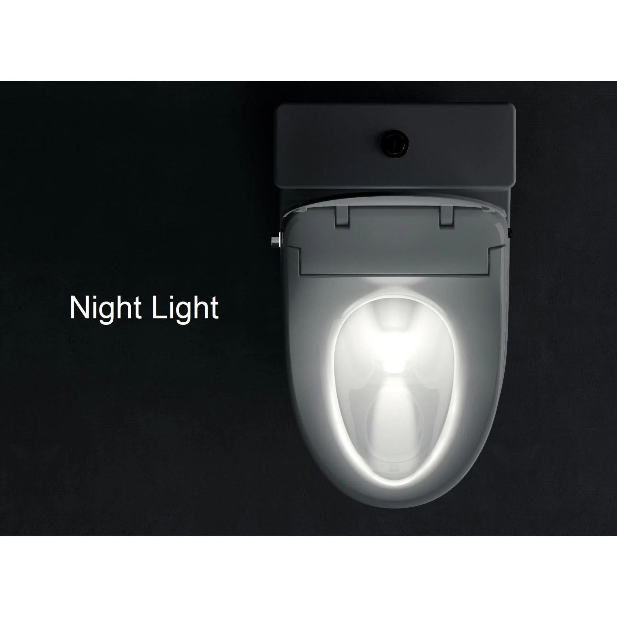 JOMOO SMART BIDET SEAT WITH REMOTE CONTROL ELONGATED GLOSS WHITE