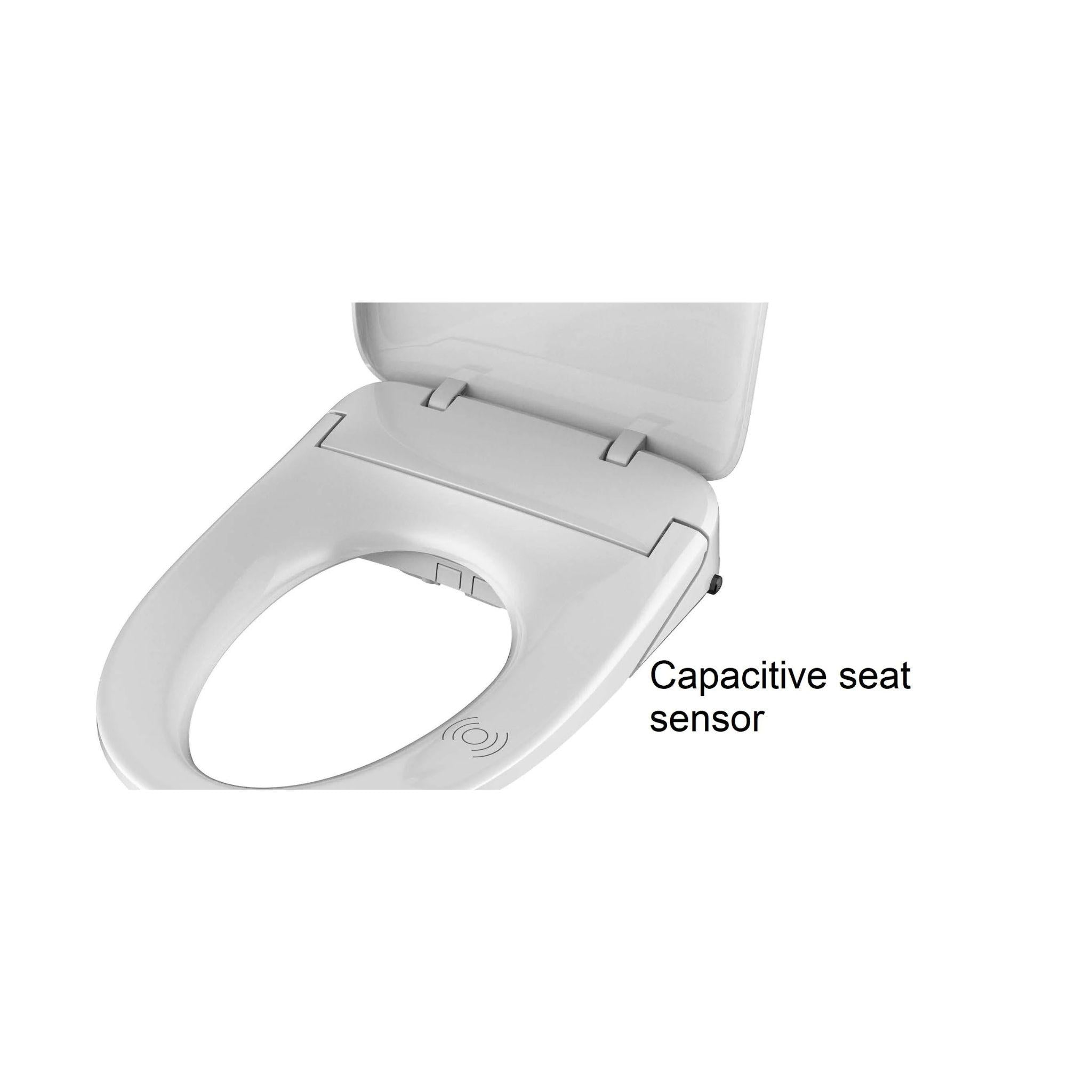 JOMOO SMART BIDET SEAT WITH REMOTE CONTROL ELONGATED GLOSS WHITE