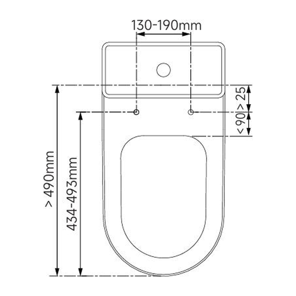 JOMOO SMART BIDET TOILET SEAT WITH SIDE KNOB D-SHAPED GLOSS WHITE