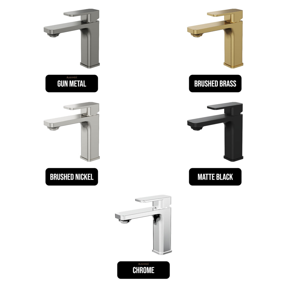 LINSOL ZIA BASIN MIXER 160MM BRUSHED BRASS