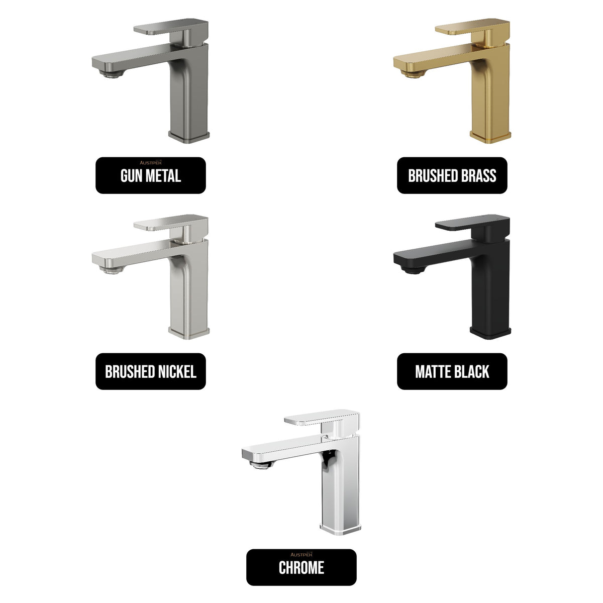 LINSOL ZIA BASIN MIXER 160MM BRUSHED BRASS