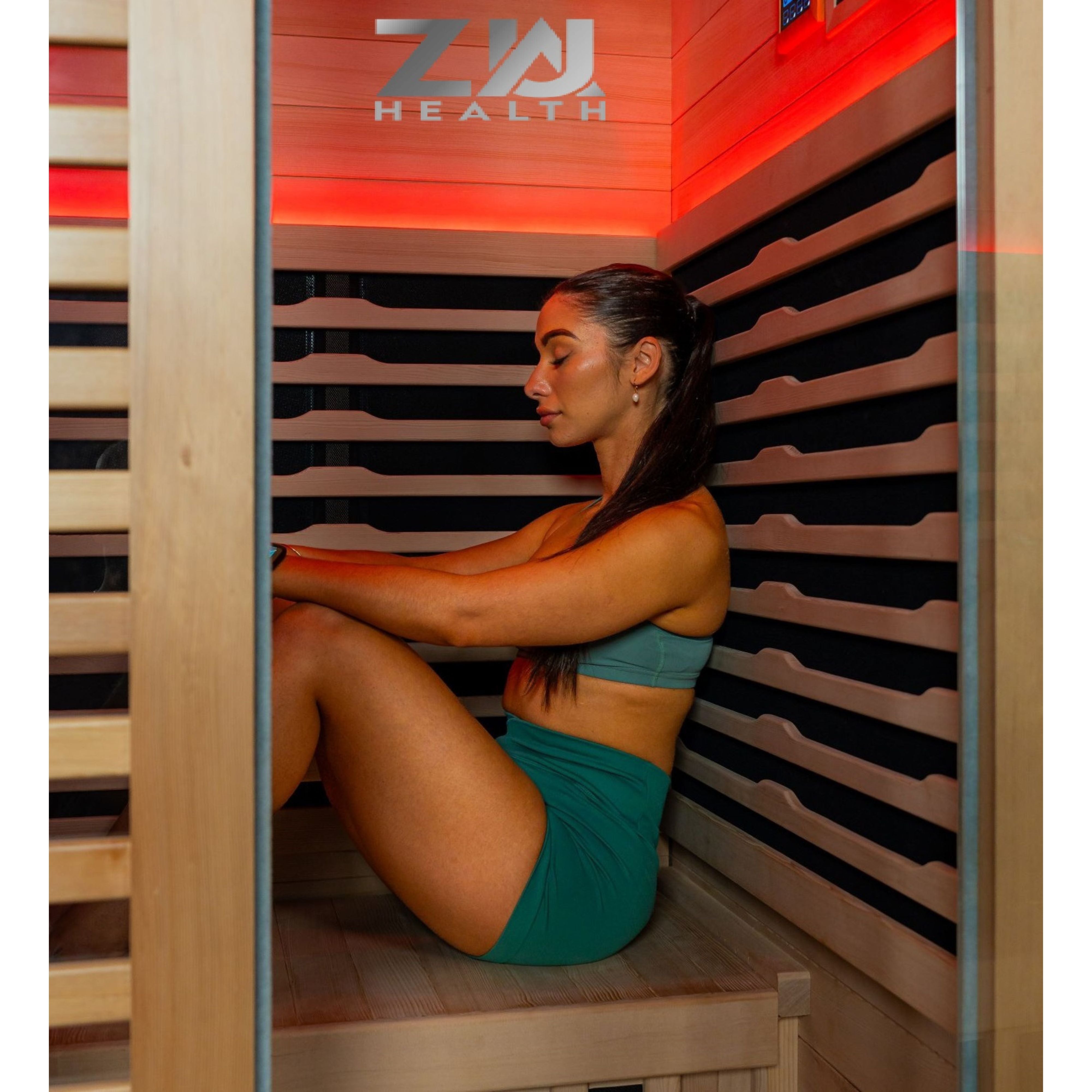 ZUA HEALTH 1 PERSON FULL SPECTRUM INFRARED SAUNA ROOM LOW EMF VERSION