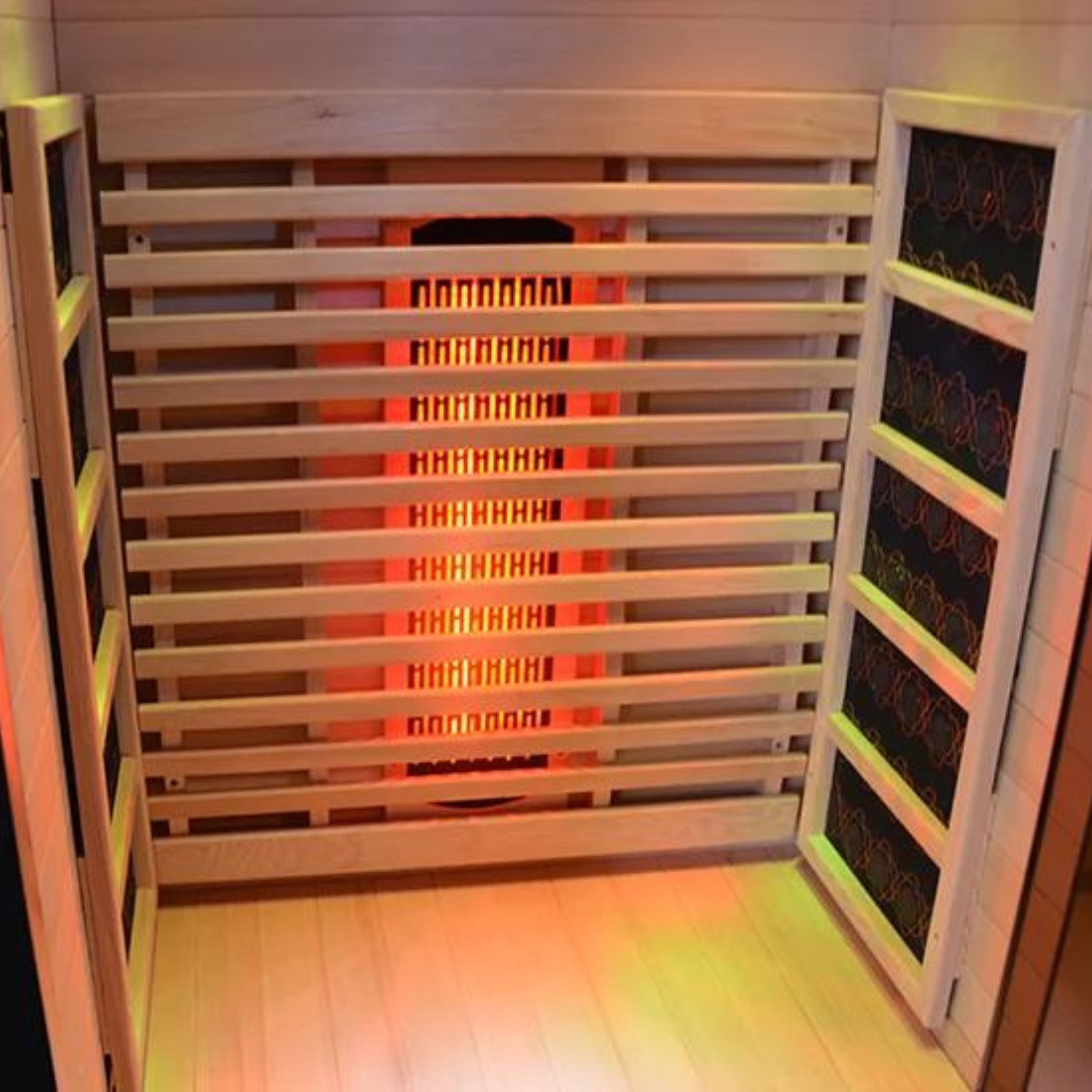 ZUA HEALTH 1 PERSON FULL SPECTRUM INFRARED SAUNA ROOM LOW EMF VERSION