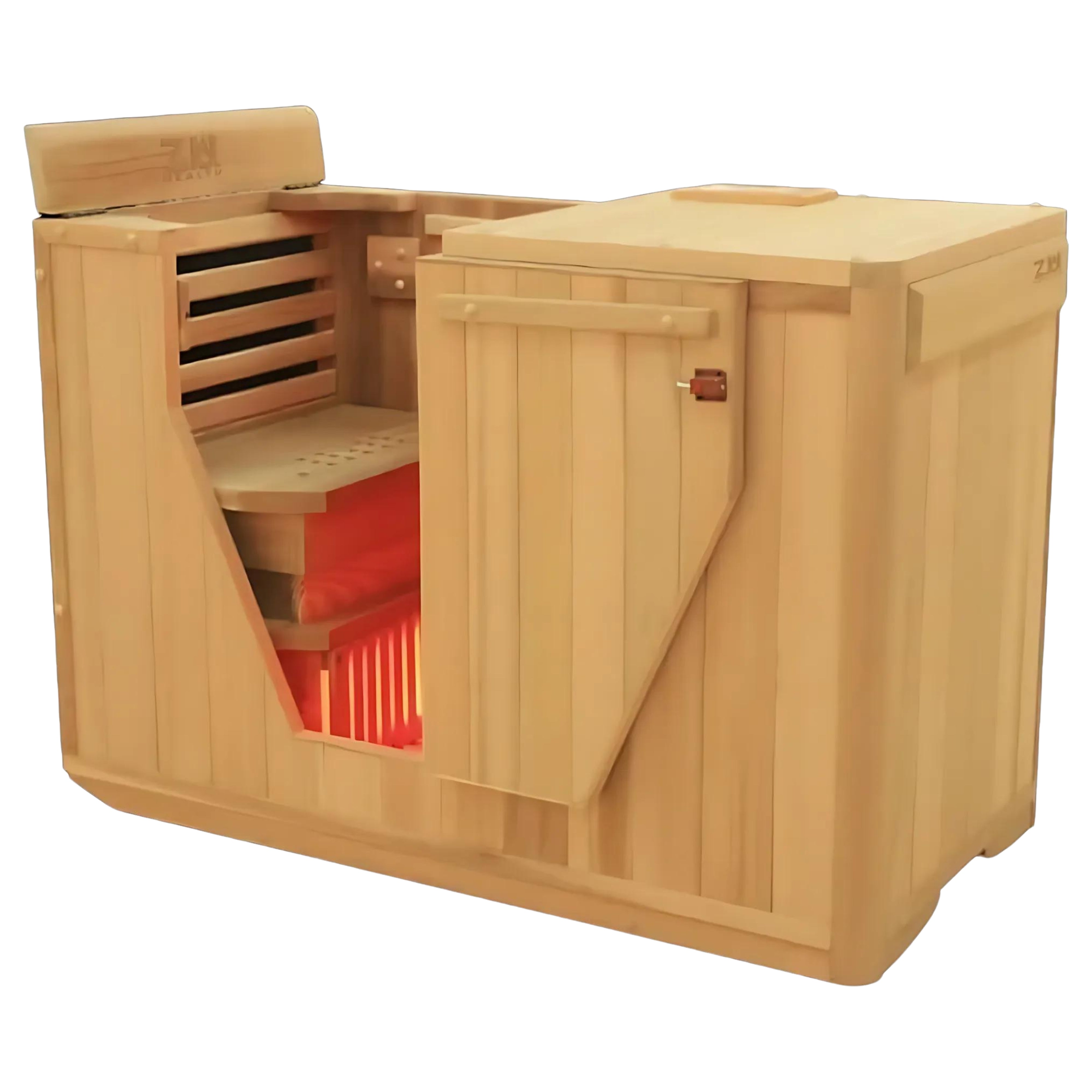 ZUA HEALTH 1 PERSON HALF BODY FAR INFRARED SAUNA THERAPY POD