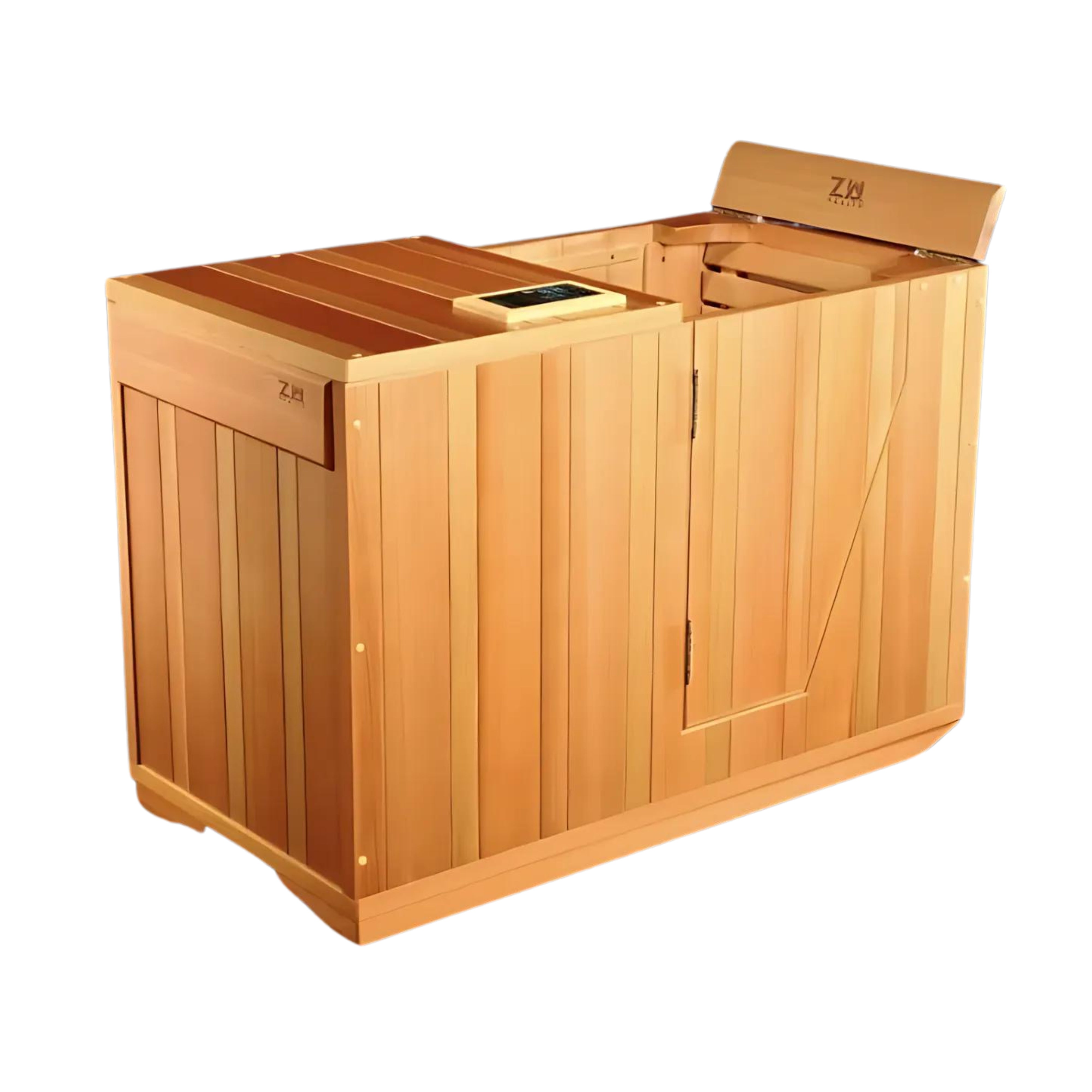ZUA HEALTH 1 PERSON HALF BODY FAR INFRARED SAUNA THERAPY POD