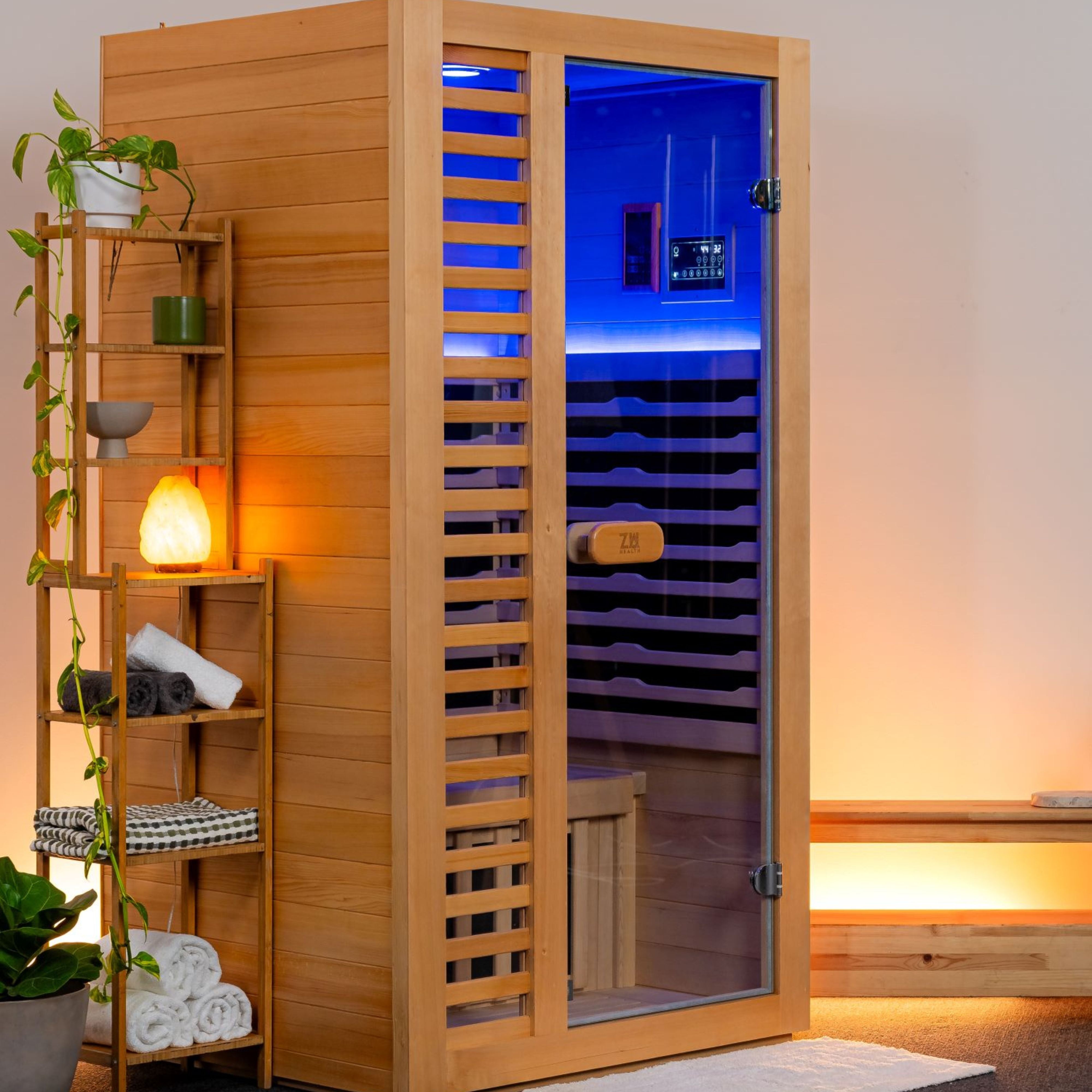 ZUA HEALTH 1 PERSON VIBRATION SAUNA ROOM LOW EMF VERSION