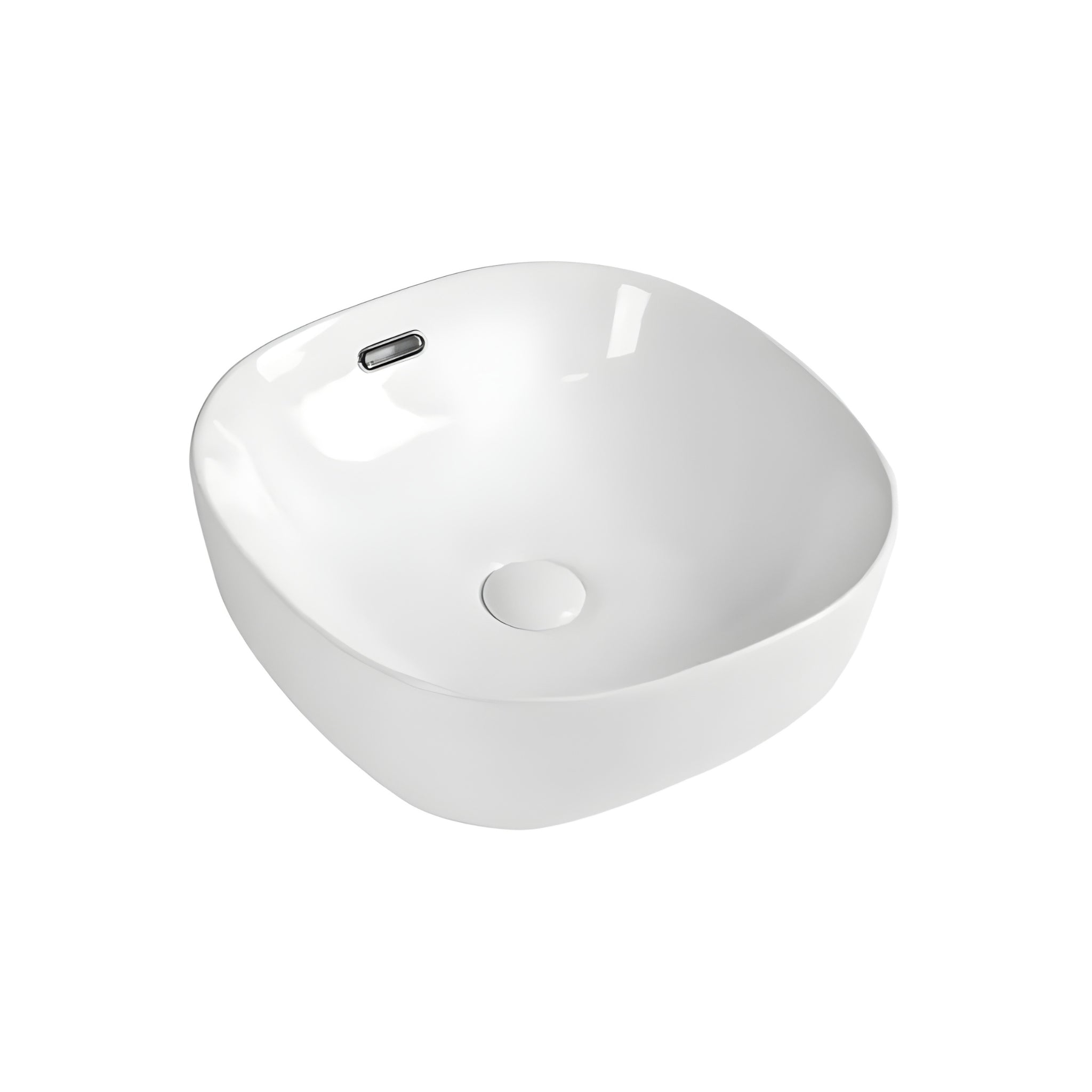 ZUMI VISTA ABOVE COUNTER BASIN GLOSS WHITE 420MM