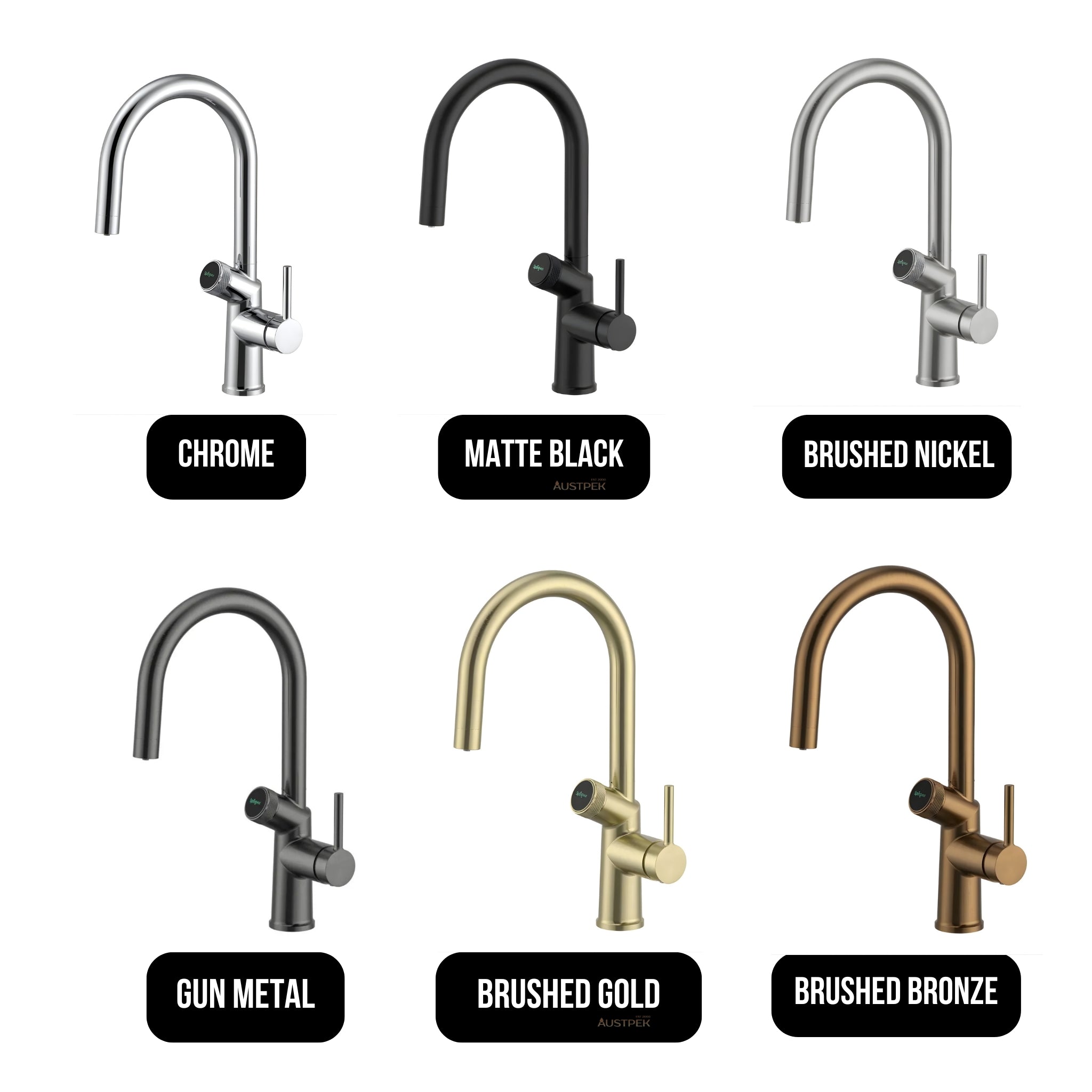 ZUMI SPRINGWHAT 6-IN-1 SMART WATER TAP 439MM BRUSHED BRONZE