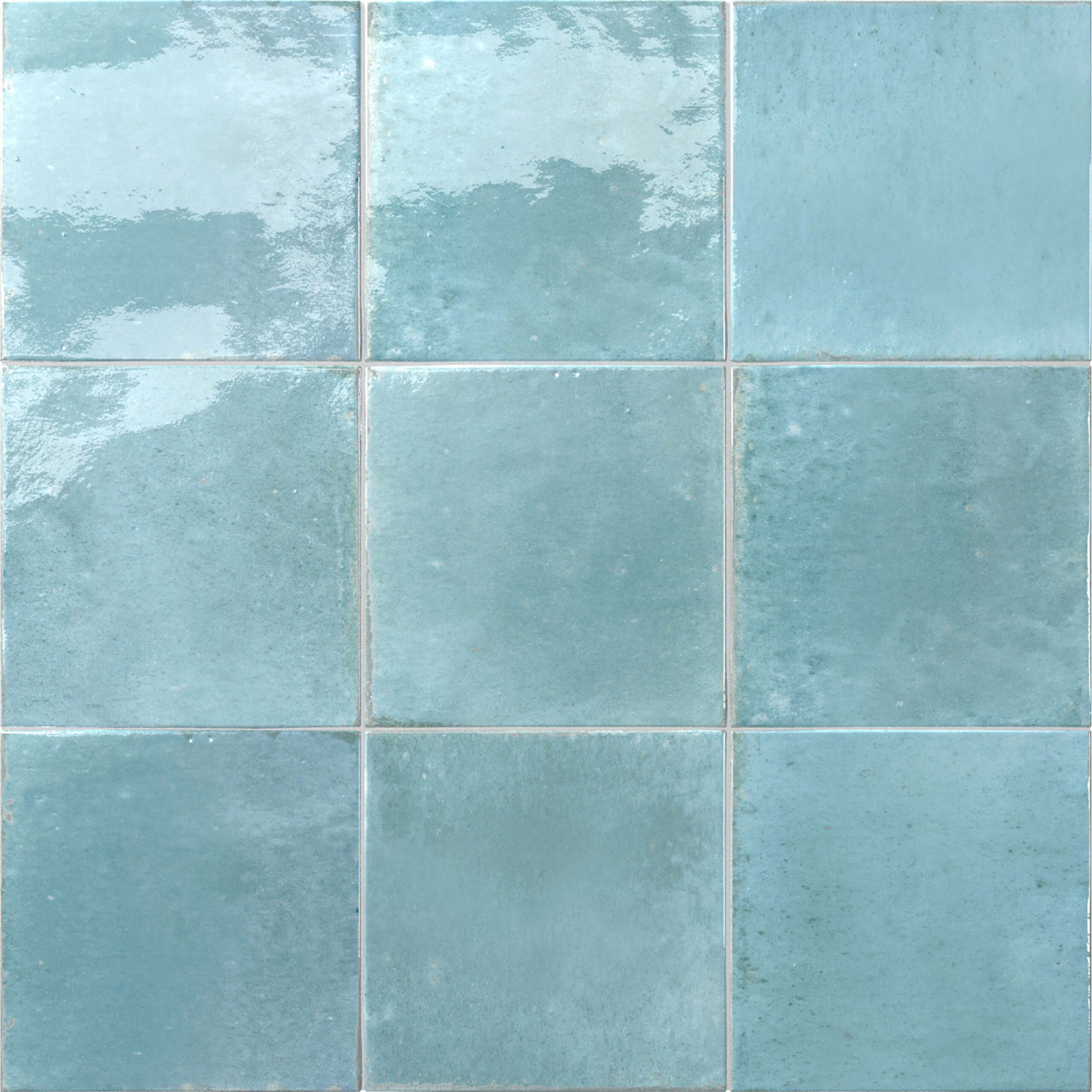 DUNE CERAMICA AGADIR AGUA ULTRA GLOSS 147X147MM SQUARE TILE (PER BOX)