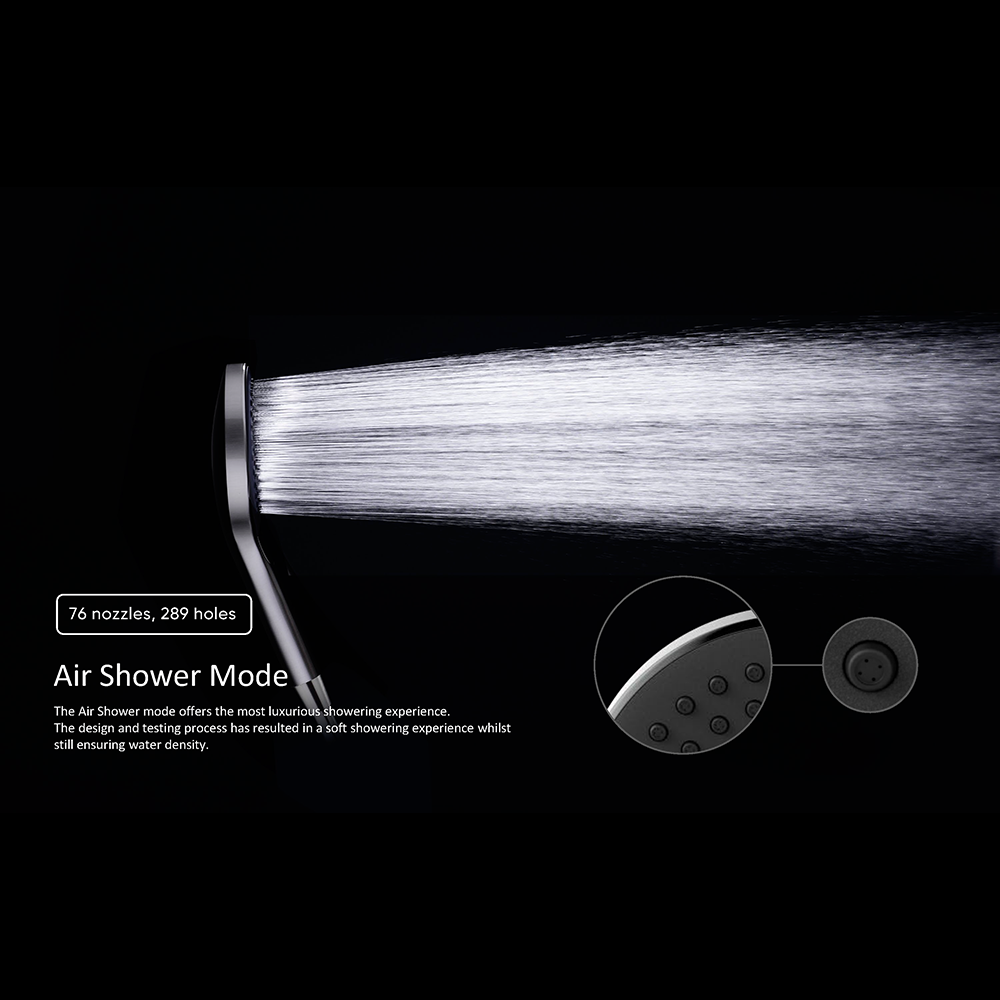 NERO AIR HAND SHOWER II 130MM MATTE BLACK