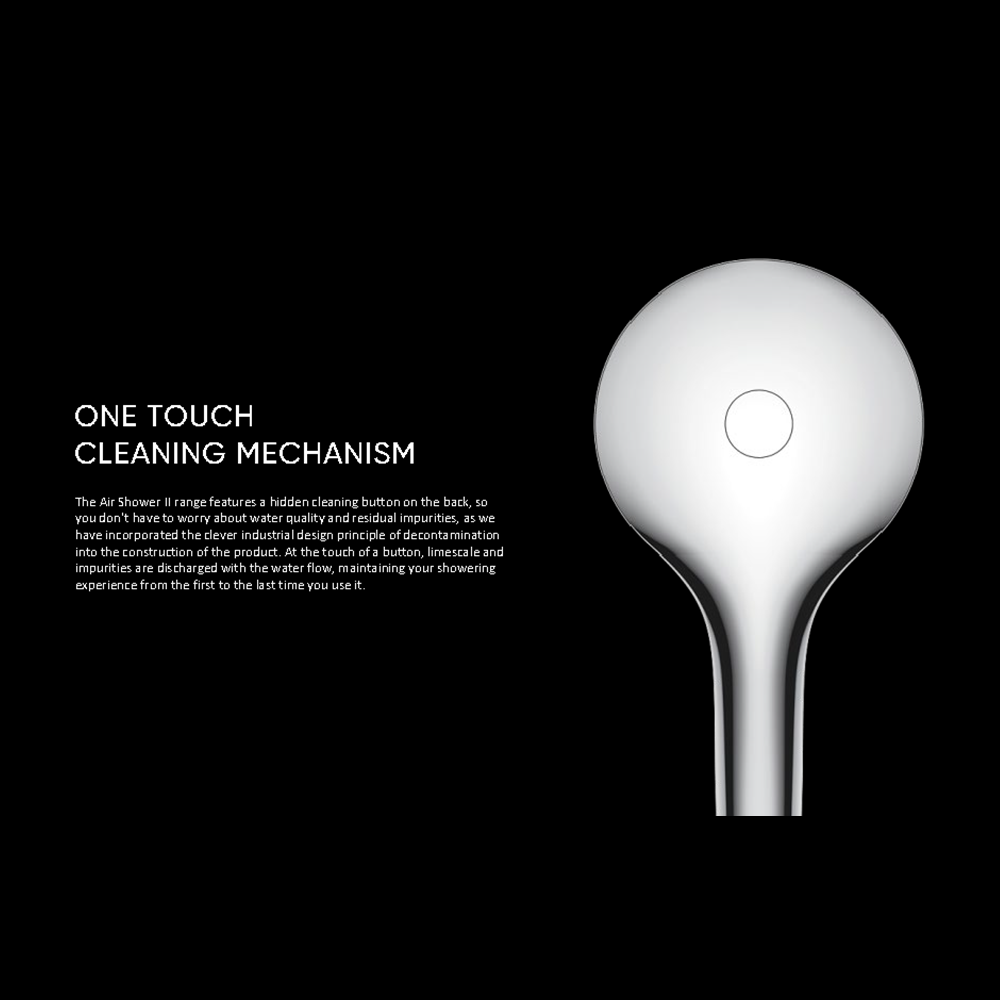 NERO AIR HAND SHOWER II 130MM GUN METAL
