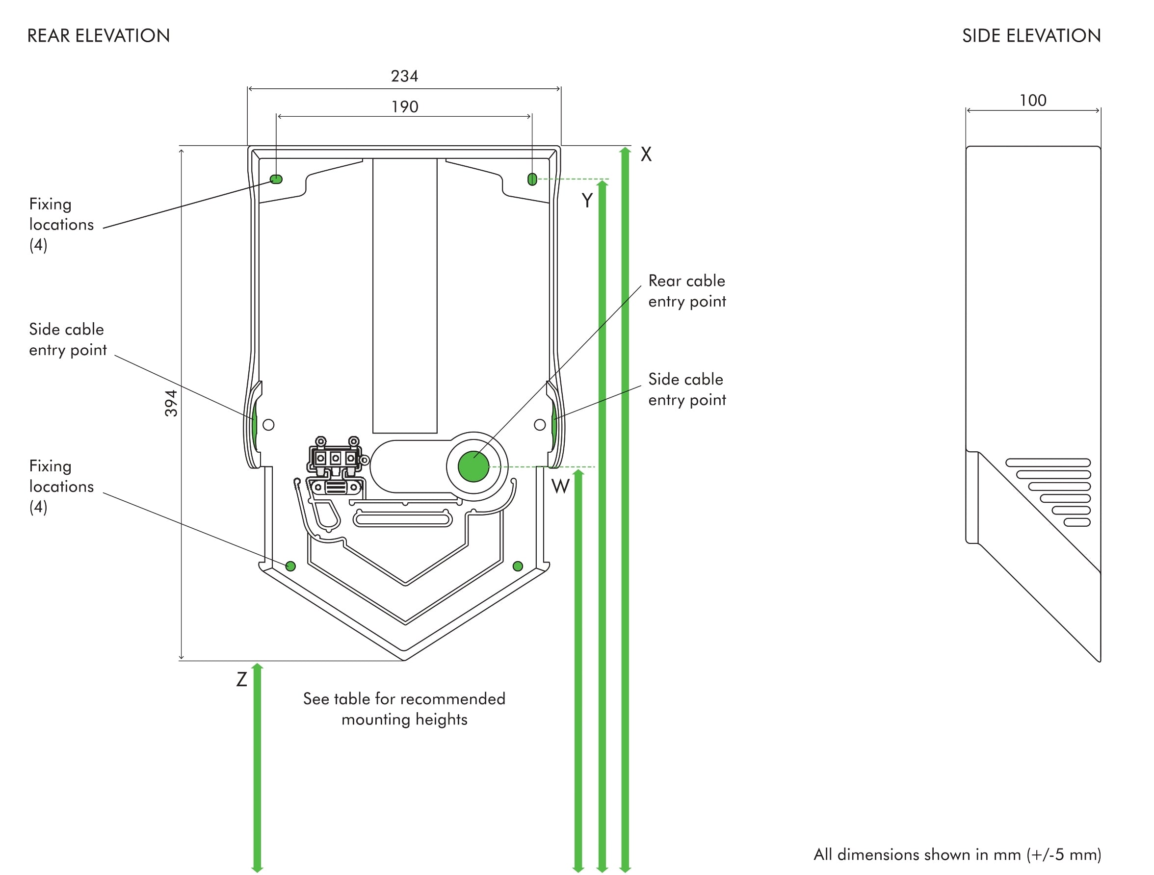 DYSON AIRBLADE V SENSOR HAND DRYER WHITE 394MM X 234MM