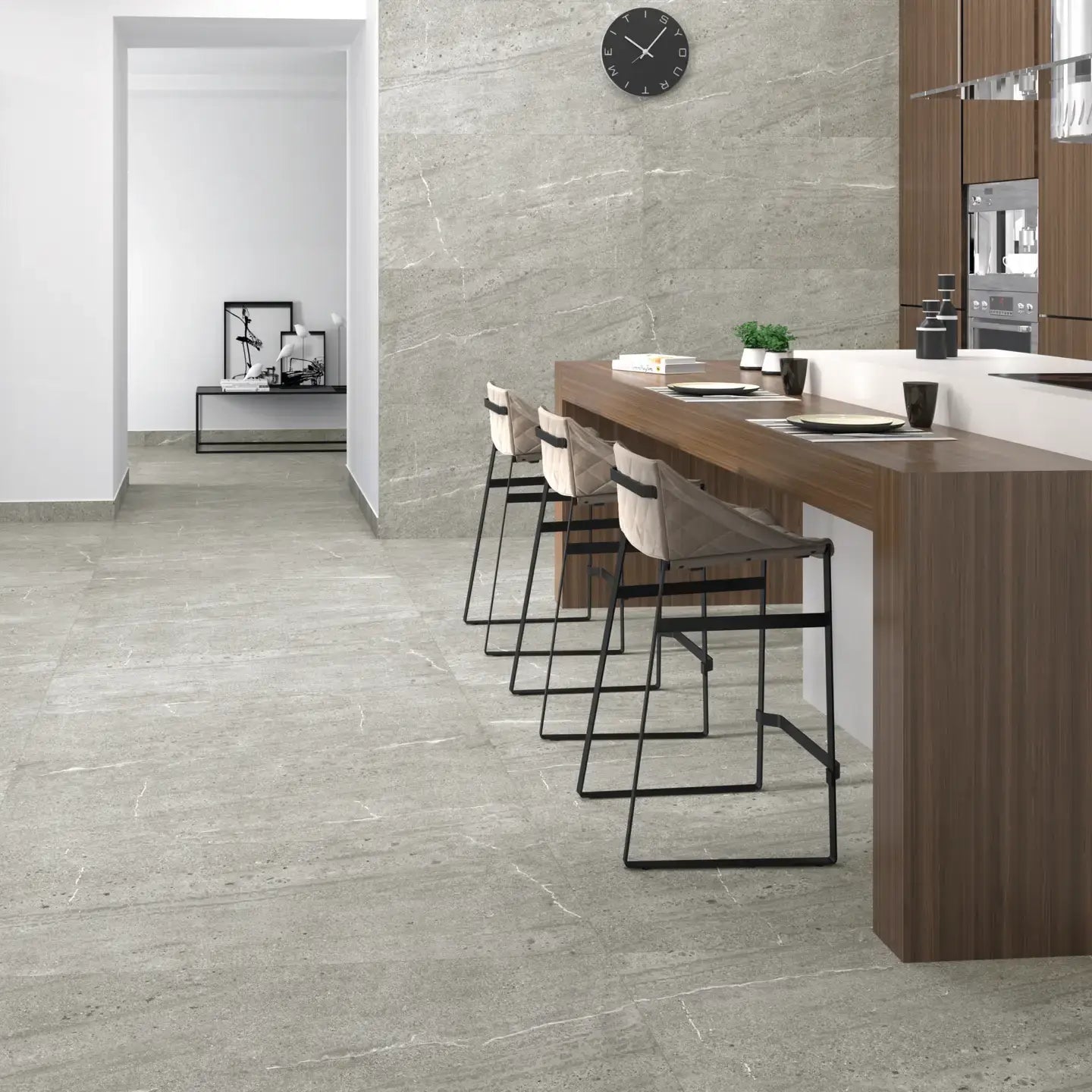 ELITE EMPORIO GREY MATTE 600X600MM SQUARE TILE (PER BOX)