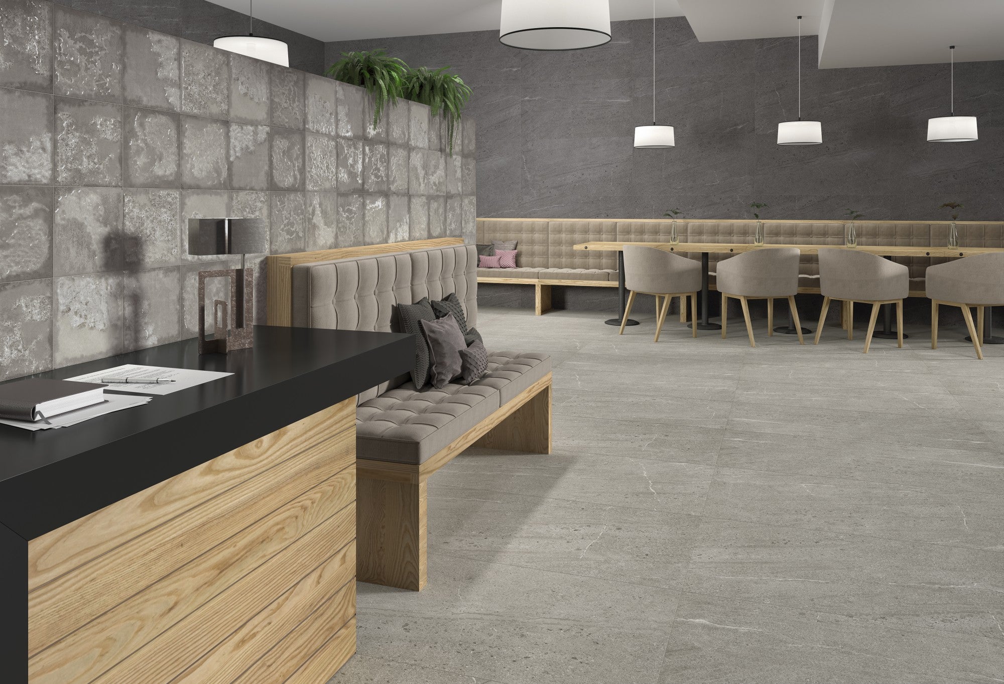 ELITE IMPORTERS EMPORIO GRAFITE MATTE 600X1200MM RECTANGULAR TILE (PER BOX)