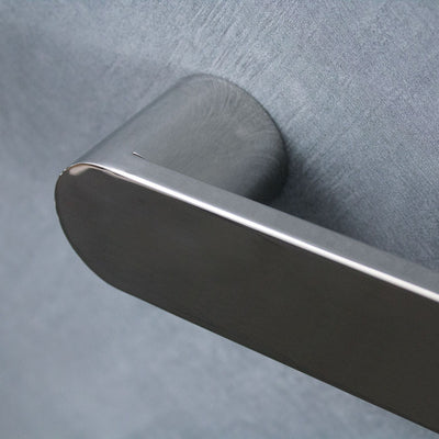 RADIANT HEATING CURVED SINGLE FLAT FACED NON-HEATED BAR MIRROR POLISHED (AVAILABLE IN 650MM AND 800MM)